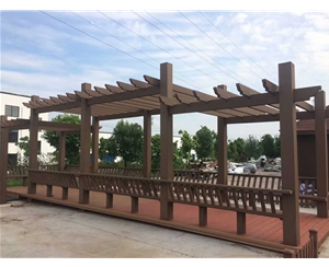 胶州木塑廊架护栏